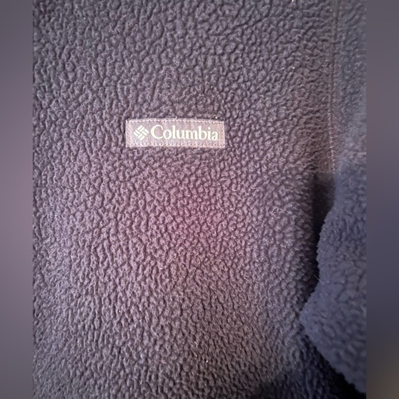 Columbia Black Fleece Jacket Size Large - Picture 3 of 11